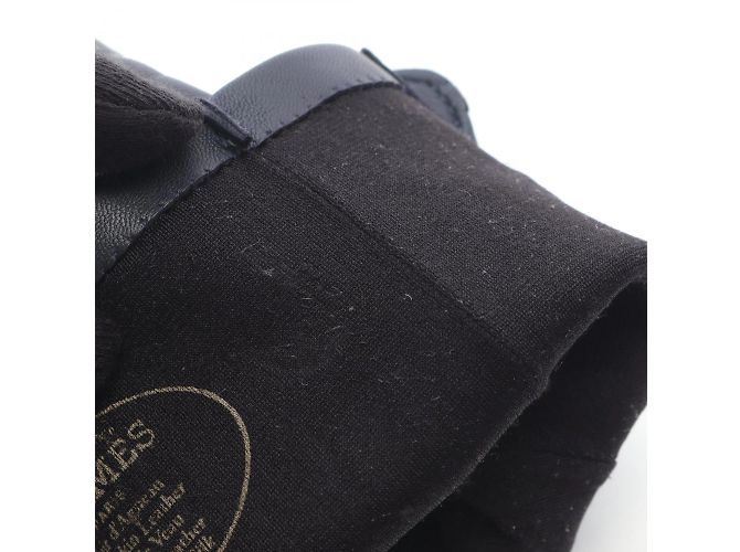 Hermès Hermès Pferde Carrousel Handschuhe Marineblau - Ansicht 5