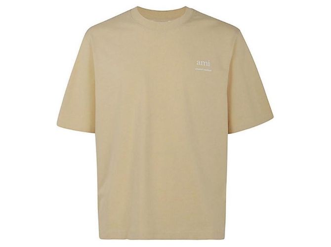 Camiseta Ami Paris Beige de Algodón - vista 2