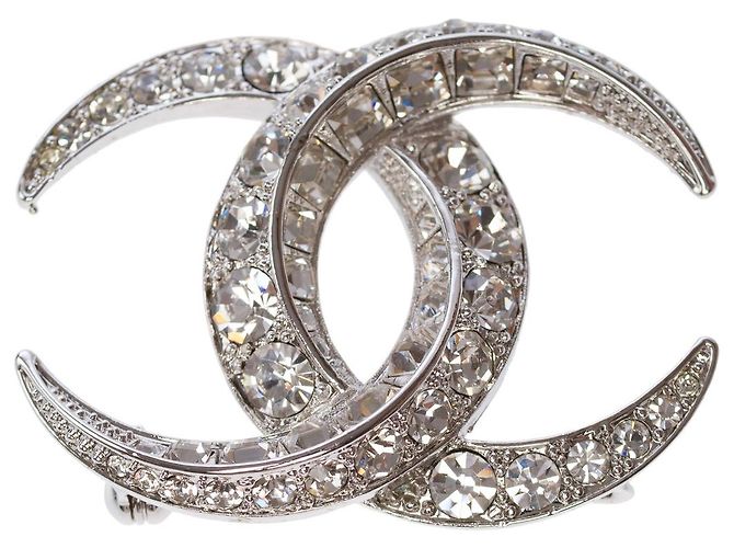 Gioielli CHANEL CC in Cristallo Argento - 102787 - vista 3