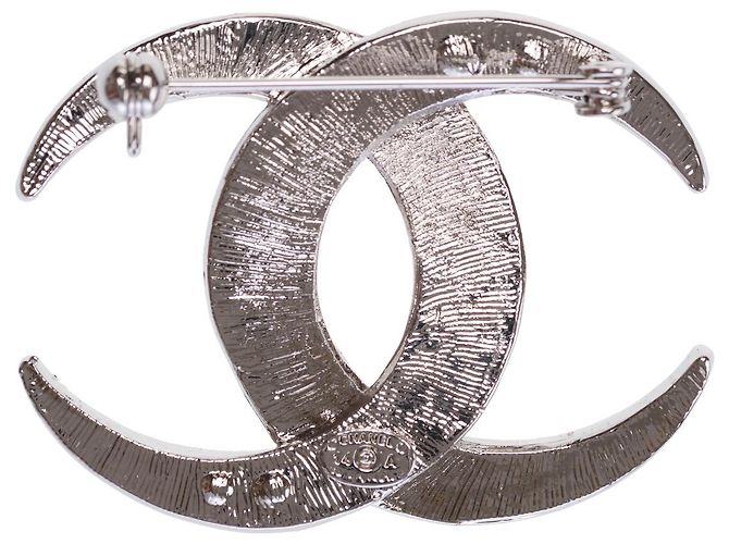 Gioielli CHANEL CC in Cristallo Argento - 102787 - vista 4