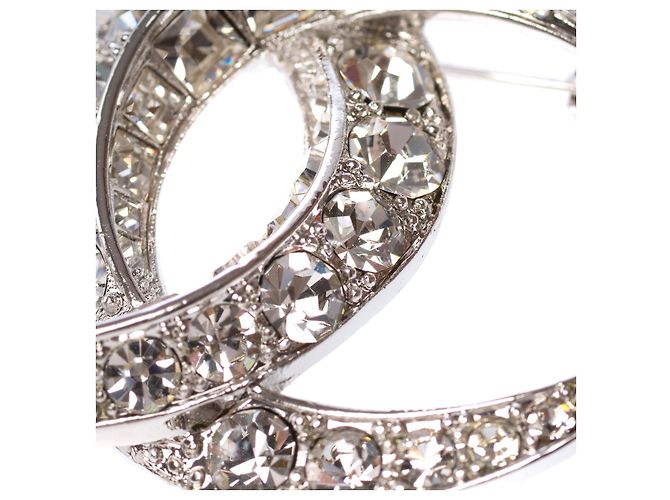 Gioielli CHANEL CC in Cristallo Argento - 102787 - vista 6