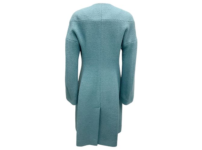 Abrigo de lana bouclé sin cuello Derek Lam - vista 3