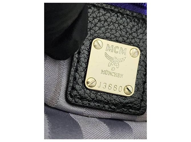 MCM Vintage Leder Rucksack Schwarz - Ansicht 11