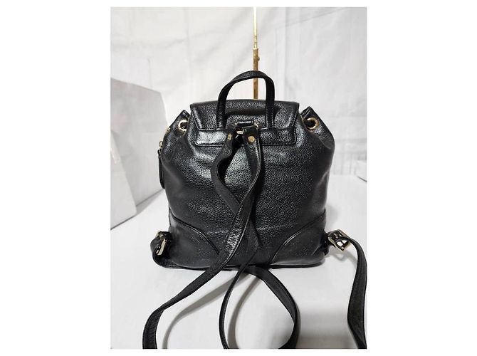 MCM Vintage Leder Rucksack Schwarz - Ansicht 3