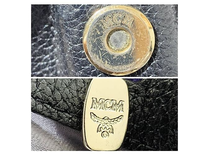 MCM Vintage Leder Rucksack Schwarz - Ansicht 5