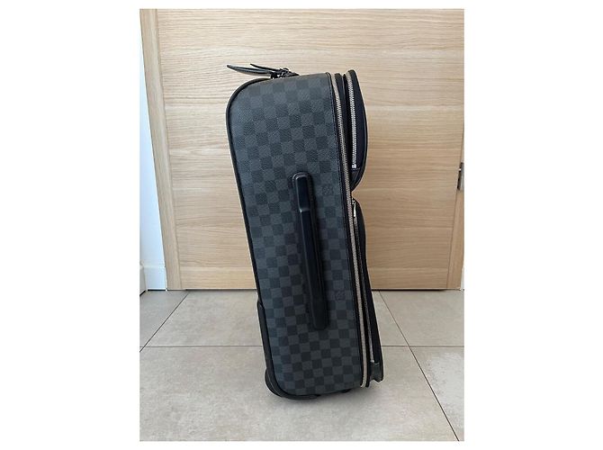 Louis Vuitton Valigia Pégase 55 Nera e Grigia Nero Grigio - vista 3