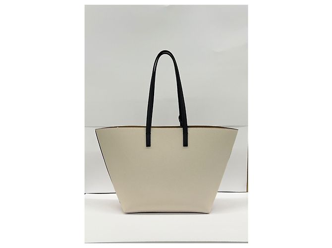 Borsa a mano Moncler bianca in lyocell Bianco - vista 12