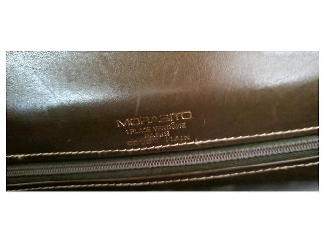 Autre Marque Borsa a mano Morabito Scala 28 in pelle di coccodrillo marrone - vista 6
