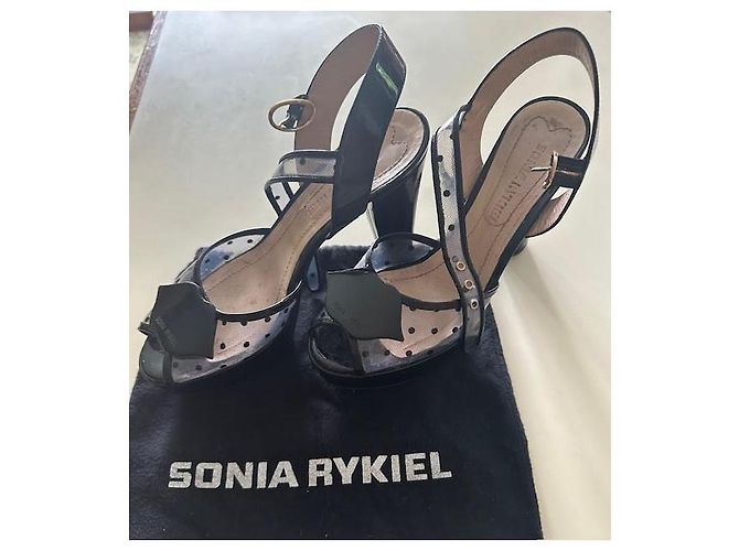 Sandali Sonia By Sonia Rykiel in pelle nera Nero - vista 5