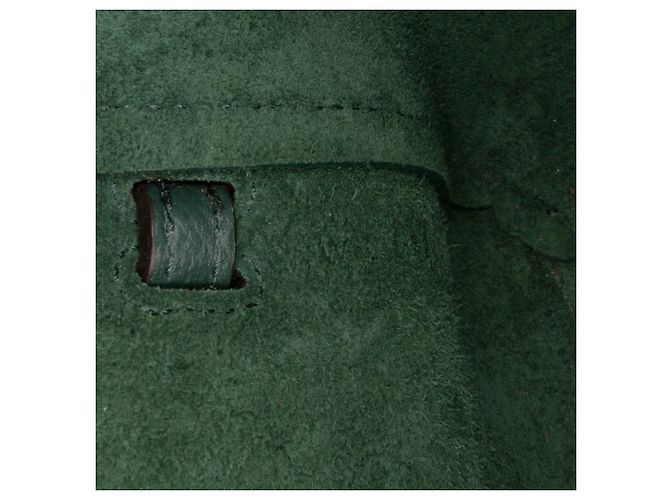 Belt Bag Céline Gürtel Tasche aus grünem genarbtem Kalbsleder Celine Pico Dunkelgrün - Ansicht 6