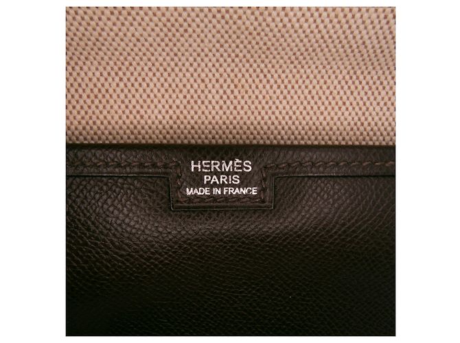 Hermès Marrone Epsom Jige PM Marrone scuro - vista 5