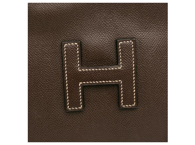 Hermès Marrone Epsom Jige PM Marrone scuro - vista 7