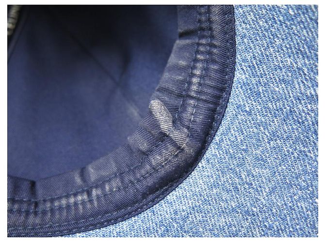 Céline NEUE CELINE TRIUMPH BASEBALLMÜTZE 2AUT6930F M BLAUER DENIM - Ansicht 10