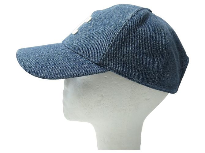 Céline NEUE CELINE TRIUMPH BASEBALLMÜTZE 2AUT6930F M BLAUER DENIM - Ansicht 2