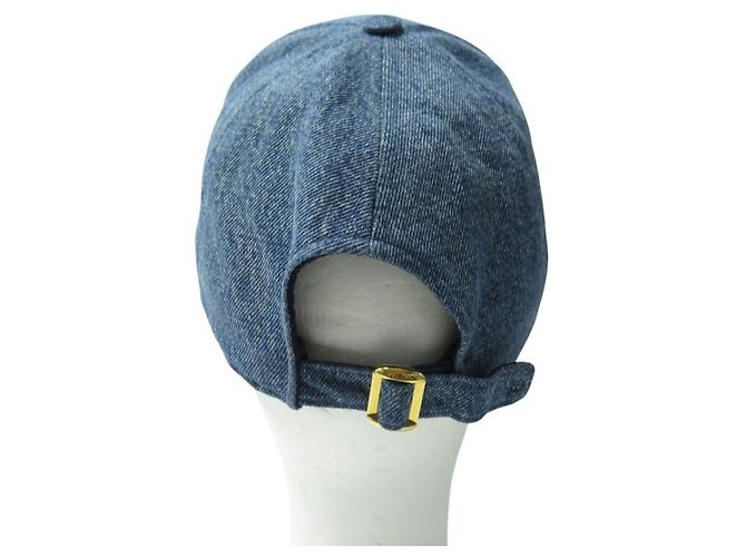 Céline NEUE CELINE TRIUMPH BASEBALLMÜTZE 2AUT6930F M BLAUER DENIM - Ansicht 3