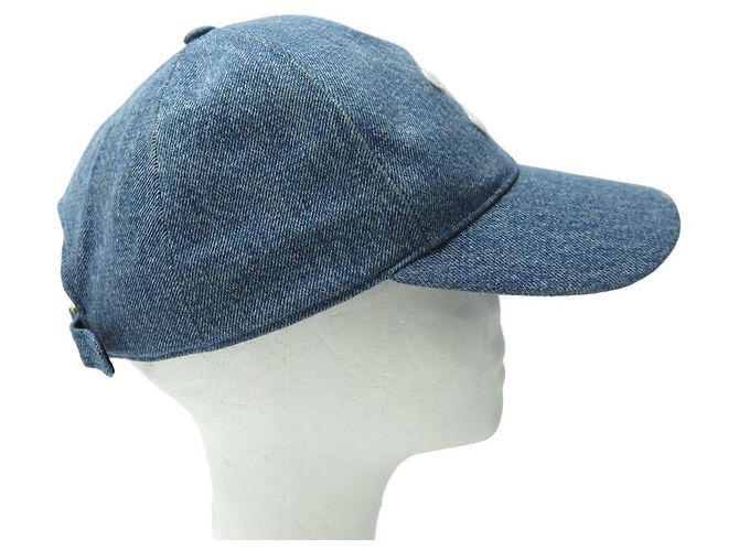 Céline NEUE CELINE TRIUMPH BASEBALLMÜTZE 2AUT6930F M BLAUER DENIM - Ansicht 4
