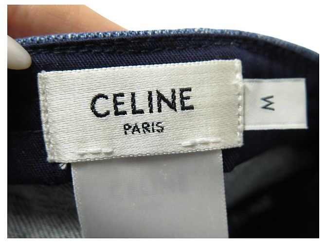 Céline NEUE CELINE TRIUMPH BASEBALLMÜTZE 2AUT6930F M BLAUER DENIM - Ansicht 7