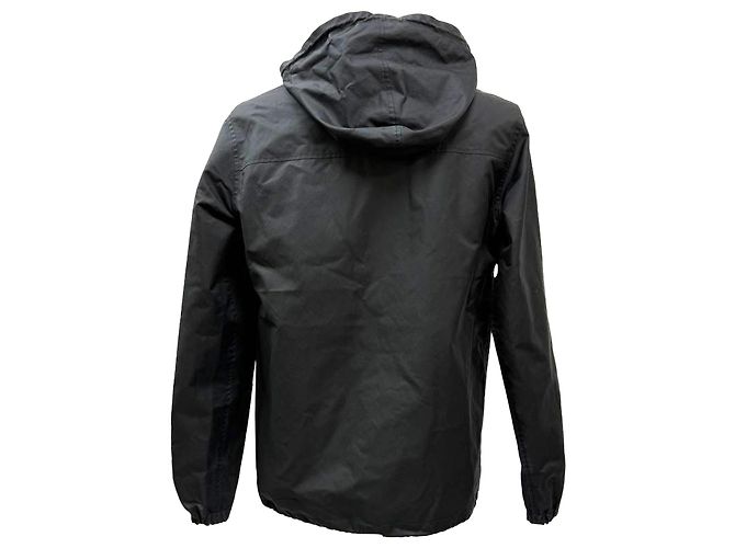 Apc Giacca con cappuccio zip A.P.C. con tasche in cotone nero - vista 2