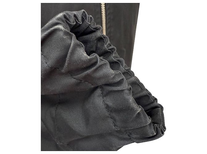 Apc Giacca con cappuccio zip A.P.C. con tasche in cotone nero - vista 5