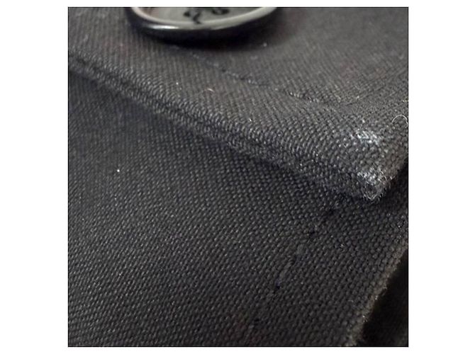 Apc A.P.C. Andre technische Arbeitsjacke aus schwarzer Baumwolle - Ansicht 4