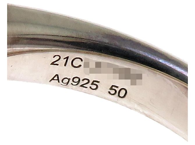 Ring Anel Feminino Exlibris Hermès Prata Dourado - vista 6