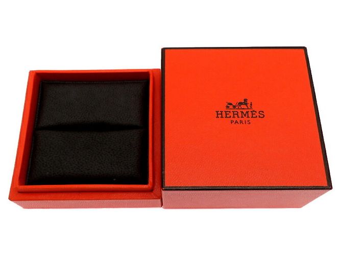 Ring Anel Feminino Exlibris Hermès Prata Dourado - vista 9