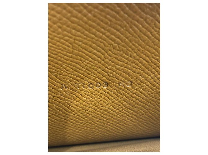Hermès Geldbörse Leder Gold Golden - Ansicht 10
