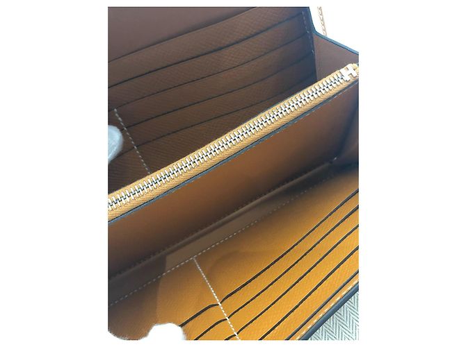Hermès Geldbörse Leder Gold Golden - Ansicht 9