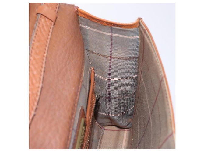Autre Marque Borsa a Spalla Burberrys in Pelle Marrone Oro Auth bs28020 D'oro - vista 19