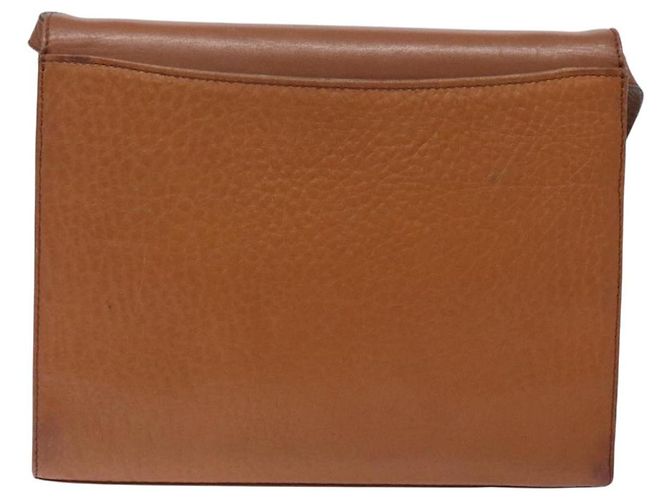 Autre Marque Borsa a Spalla Burberrys in Pelle Marrone Oro Auth bs28020 D'oro - vista 2