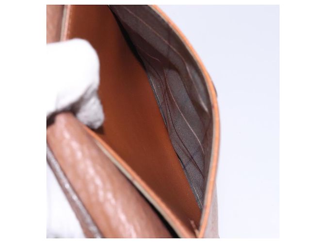 Autre Marque Borsa a Spalla Burberrys in Pelle Marrone Oro Auth bs28020 D'oro - vista 21
