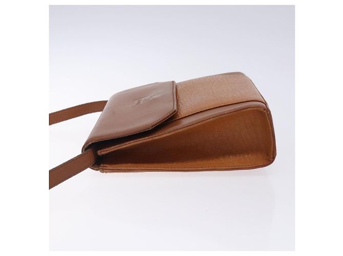 Autre Marque Borsa a Spalla Burberrys in Pelle Marrone Oro Auth bs28020 D'oro - vista 4