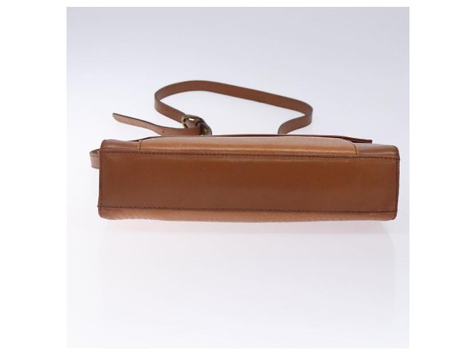 Autre Marque Borsa a Spalla Burberrys in Pelle Marrone Oro Auth bs28020 D'oro - vista 5