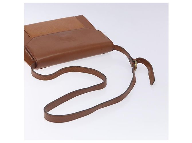 Autre Marque Borsa a Spalla Burberrys in Pelle Marrone Oro Auth bs28020 D'oro - vista 7