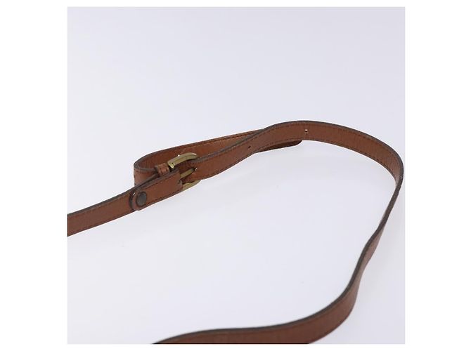 Autre Marque Borsa a Spalla Burberrys in Pelle Marrone Oro Auth bs28020 D'oro - vista 8