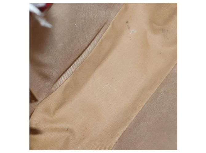 Céline Borsa a Spalla in Tela Macadam CELINE Beige Oro Auth 132148 D'oro - vista 10