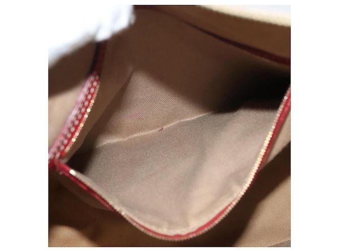 Céline Borsa a Spalla in Tela Macadam CELINE Beige Oro Auth 132148 D'oro - vista 22