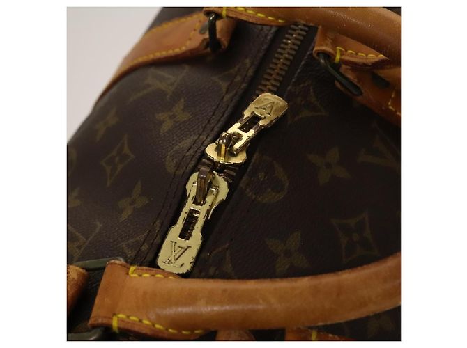 LOUIS VUITTON Borsa Boston Monogram Keepall Bandoulière 50 M41416 Auth LV 131192 Monogramma - vista 10