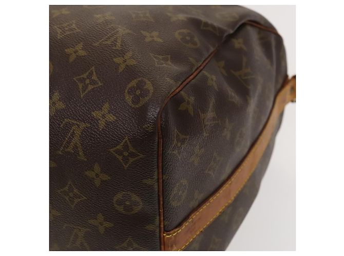 LOUIS VUITTON Borsa Boston Monogram Keepall Bandoulière 50 M41416 Auth LV 131192 Monogramma - vista 15