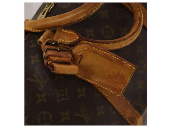 LOUIS VUITTON Borsa Boston Monogram Keepall Bandoulière 50 M41416 Auth LV 131192 Monogramma - vista 19