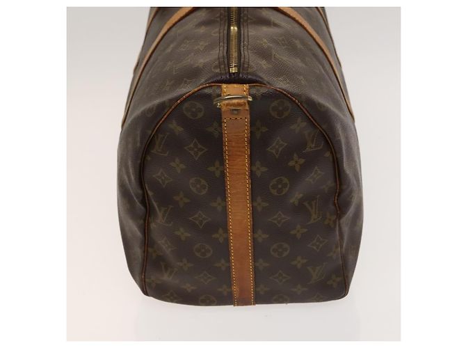 LOUIS VUITTON Borsa Boston Monogram Keepall Bandoulière 50 M41416 Auth LV 131192 Monogramma - vista 3