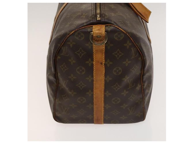 LOUIS VUITTON Borsa Boston Monogram Keepall Bandoulière 50 M41416 Auth LV 131192 Monogramma - vista 4