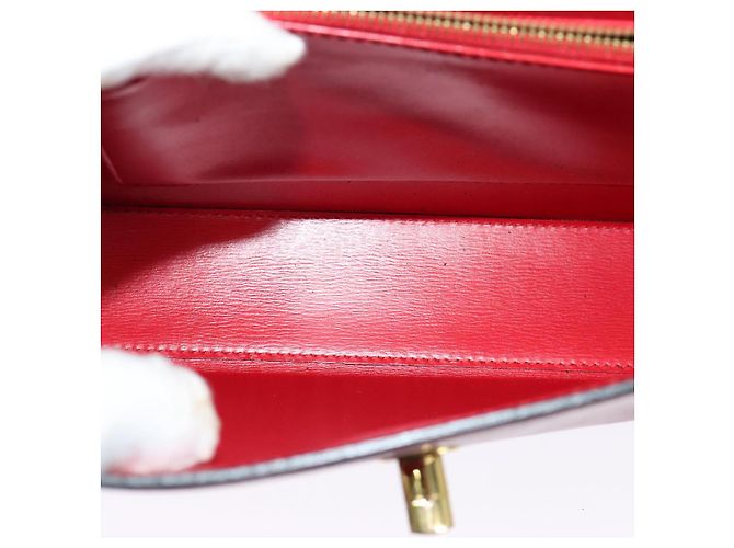 LOUIS VUITTON Sac à main Epi Malesherbes Rouge M52377 LV Auth ep9689 - vue 10