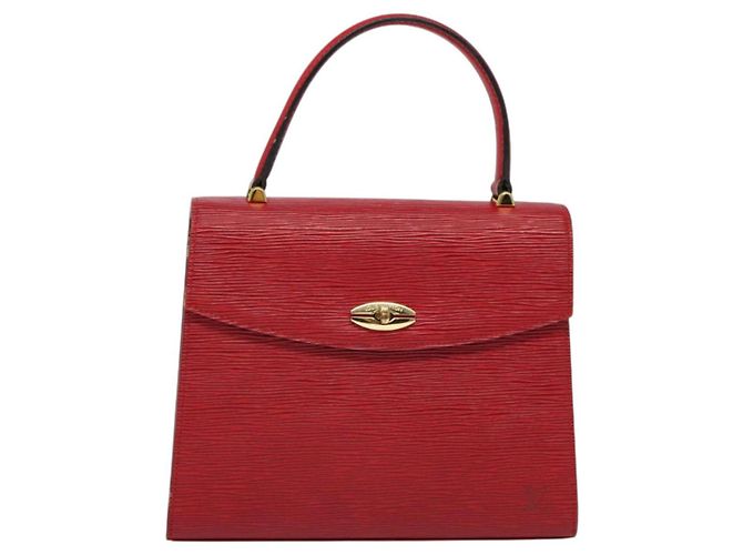 LOUIS VUITTON Sac à main Epi Malesherbes Rouge M52377 LV Auth ep9689 - vue 13