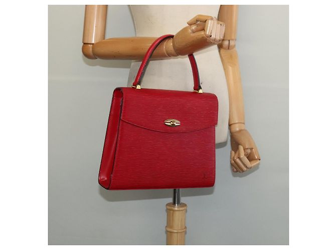 LOUIS VUITTON Sac à main Epi Malesherbes Rouge M52377 LV Auth ep9689 - vue 22