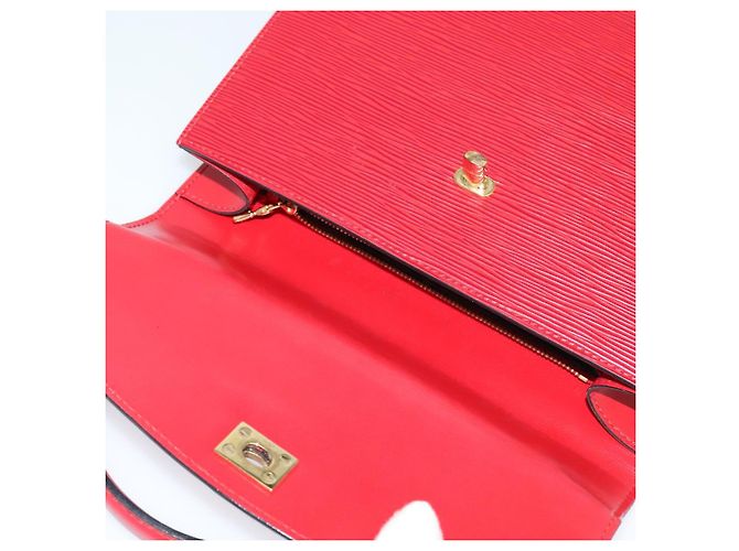 LOUIS VUITTON Sac à main Epi Malesherbes Rouge M52377 LV Auth ep9689 - vue 9