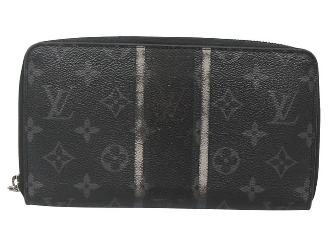 LOUIS VUITTON Monogram Eclipse Fragment Zippy Organizer M64645 LV Auth bs27872 Monogramma - vista 13