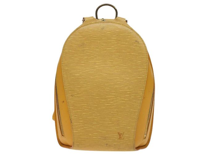 LOUIS VUITTON Zaino Epi Mabillon Giallo M52239 LV Auth 128069 - vista 13