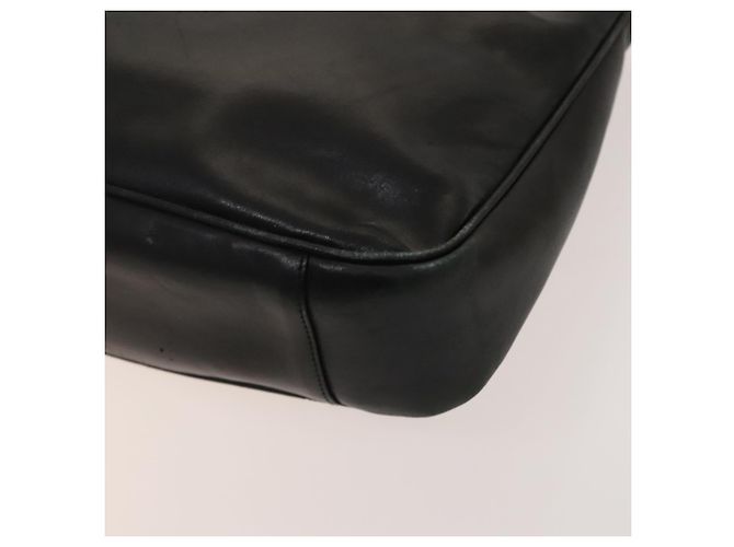 Borsa a mano in pelle Gucci Bamboo 2way Nera Oro 001 3754 1638 Auth th6215 Nero D'oro - vista 15