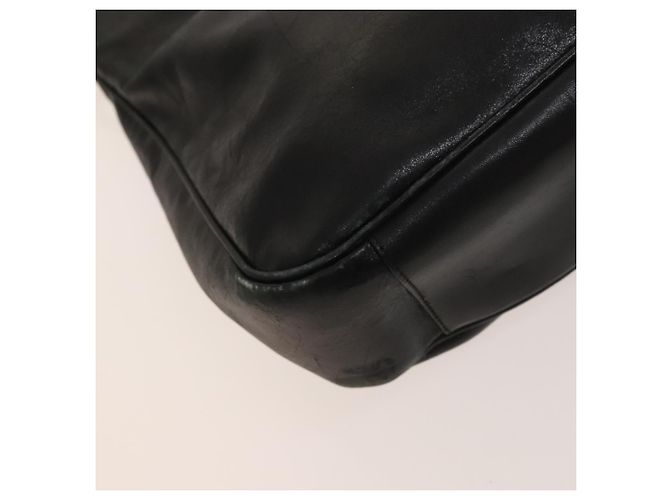Borsa a mano in pelle Gucci Bamboo 2way Nera Oro 001 3754 1638 Auth th6215 Nero D'oro - vista 16